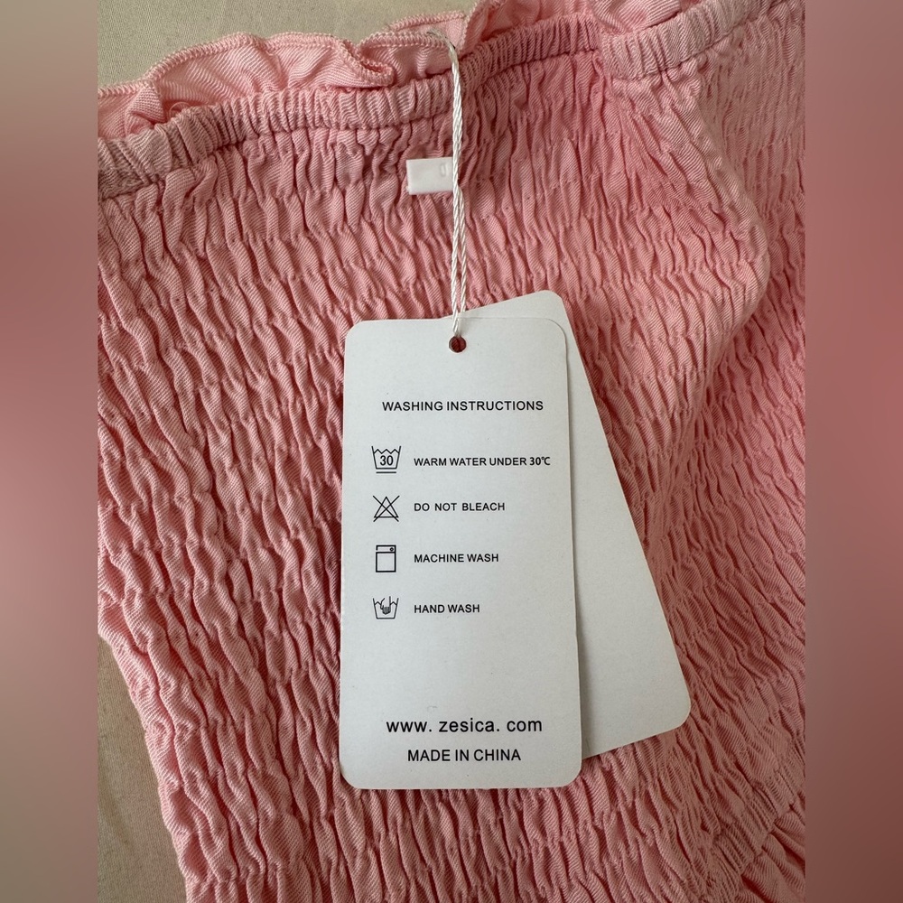 Strapless pink maxi - Picture 6 of 6